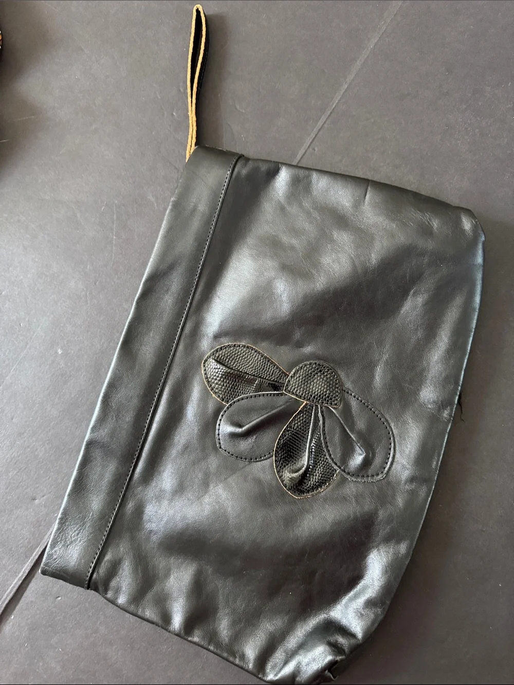 Crouch & Fitzgerald Leather Clutch Bag